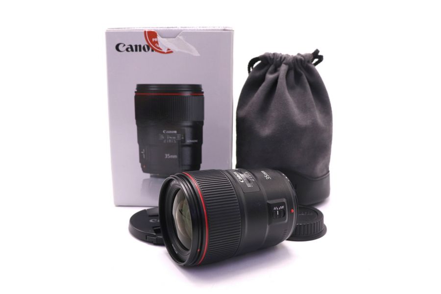 Canon EF 35mm f/1.4L II USM в упаковке