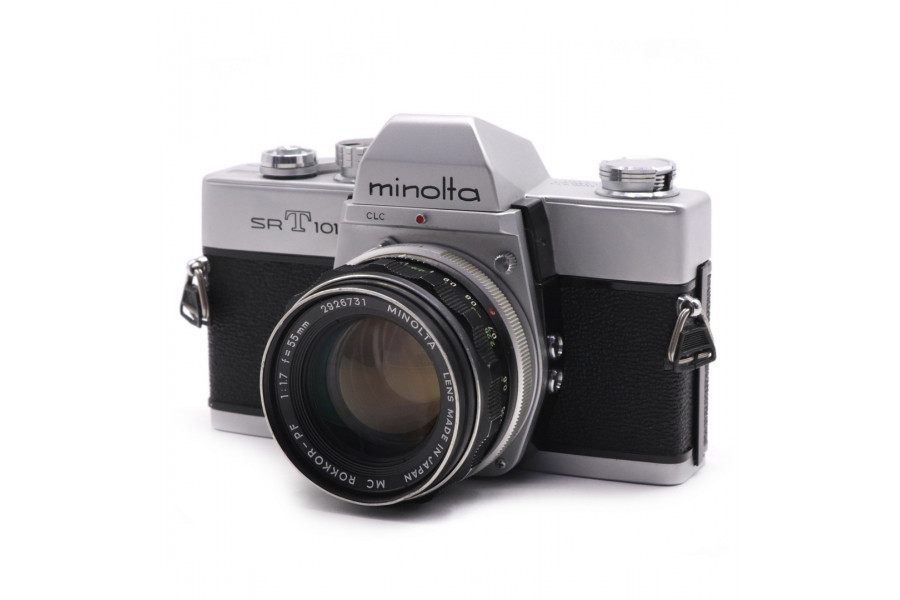 Камера Minolta SRT 101 + MC Rokkor-PF 55mm f/1.7