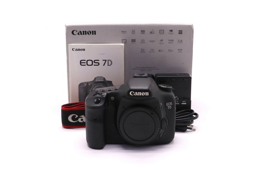 Canon EOS 7D body в упаковке (пробег 14030 кадров)