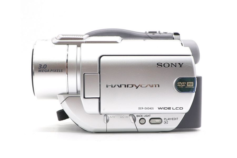 Цифровая серая видеокамера Sony DCR-DVD405E