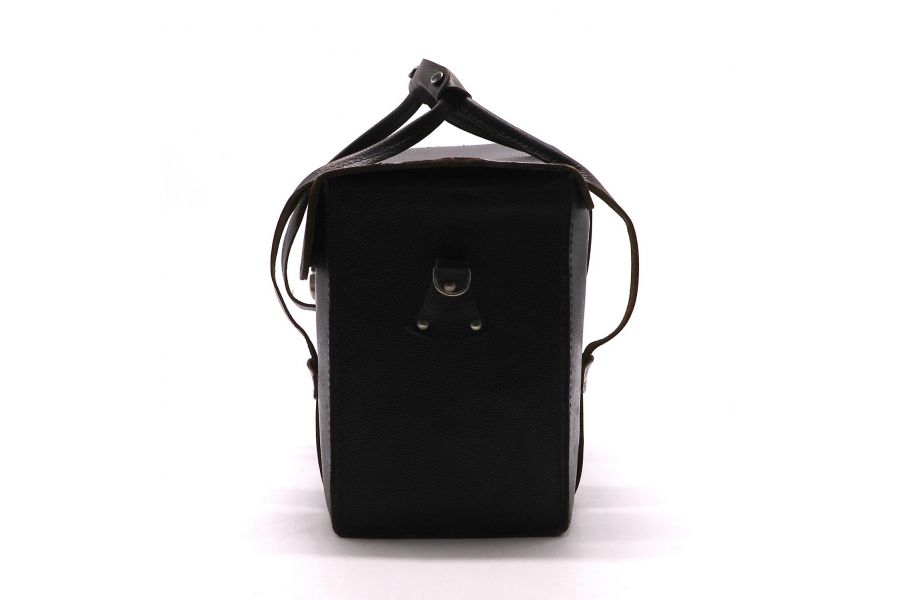 Кофр кожаный черный для фототехники (Russia, 1999)