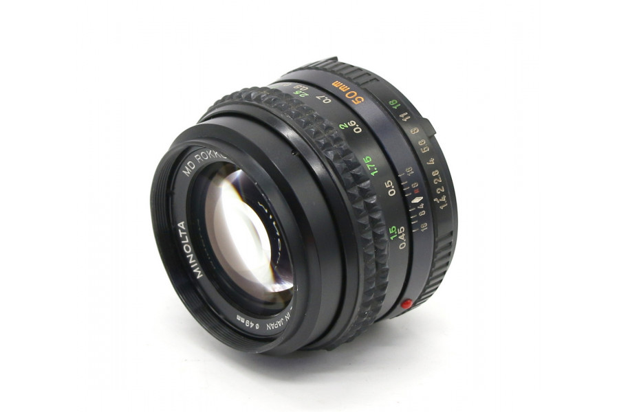 Мануальный объектив Minolta MD Rokkor 50mm f/1.4