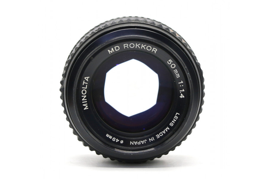 Мануальный объектив Minolta MD Rokkor 50mm f/1.4