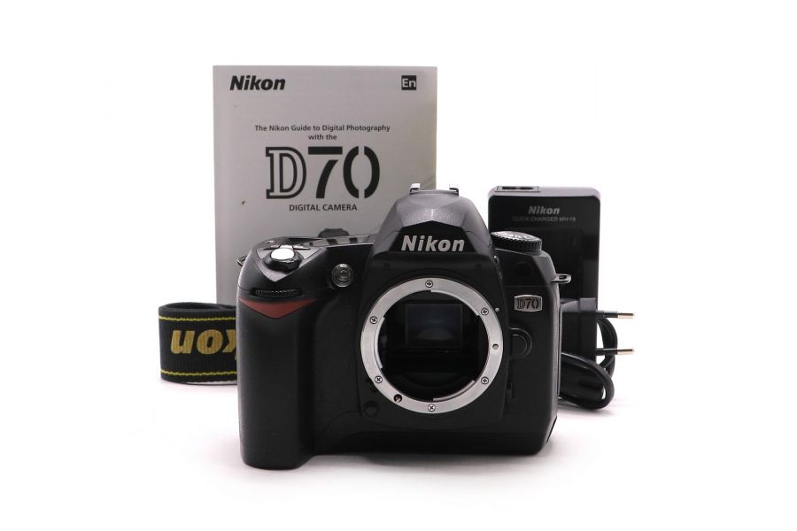 Фотокамера Nikon D70 body (пробег 11500 кадров)