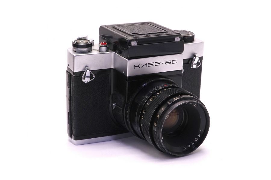 Фотокамера Киев 6С + Вега-12Б (СССР, 1980)