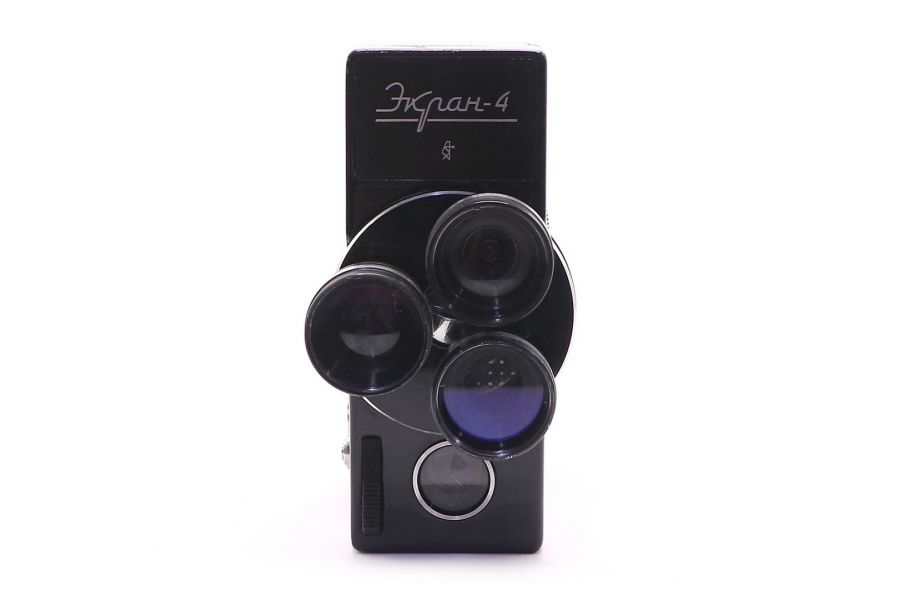Кинокамера Экран 4 надпись прописью (СССР)