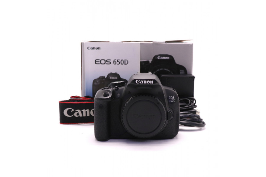 Canon EOS 650D body в упаковке (пробег 6500 кадров)