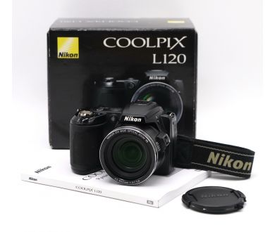Фотоаппарат Nikon Coolpix L120 в упаковке