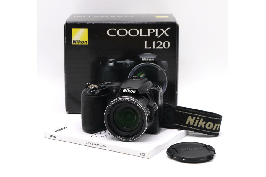 Фотоаппарат Nikon Coolpix L120 в упаковке
