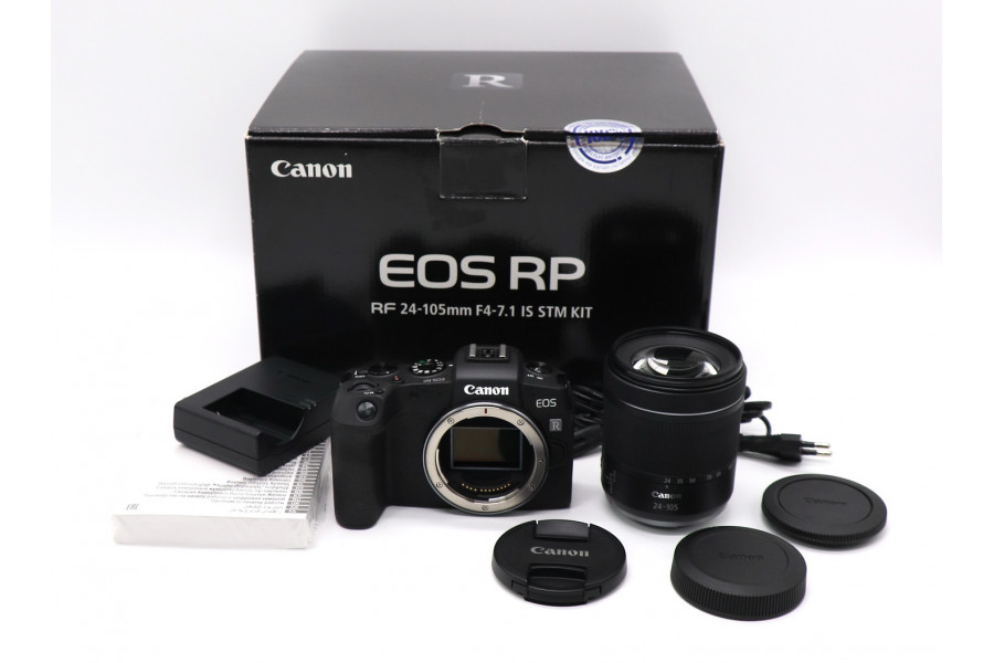 Canon EOS RP kit 24-105mm в упаковке (пробег 3425 кадров)