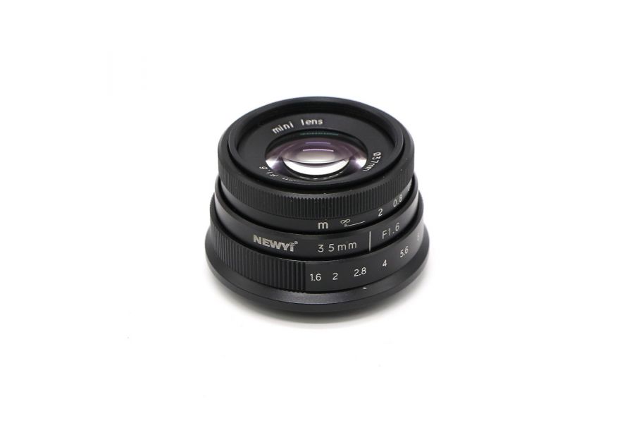 Newyi 35mm f/1.6 II Black Micro 4/3