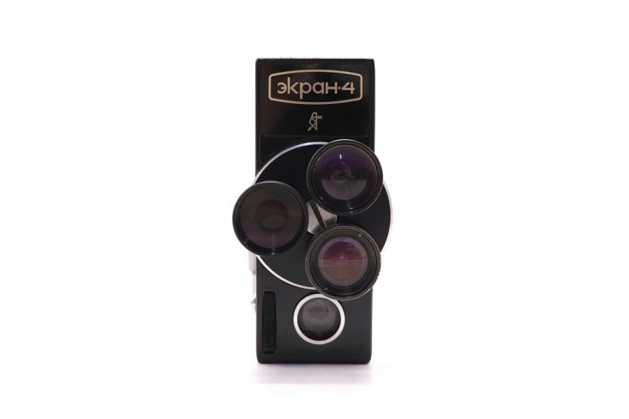Малогабаритная узкоплёночная Кинокамера Экран 4