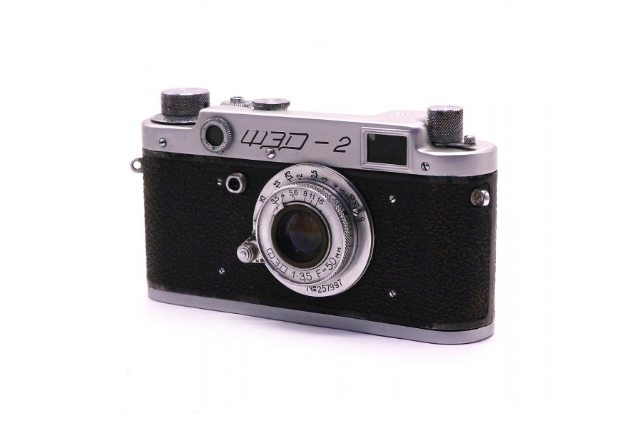Фотокамера компактная Фэд 2 + Индустар-10 (СССР)