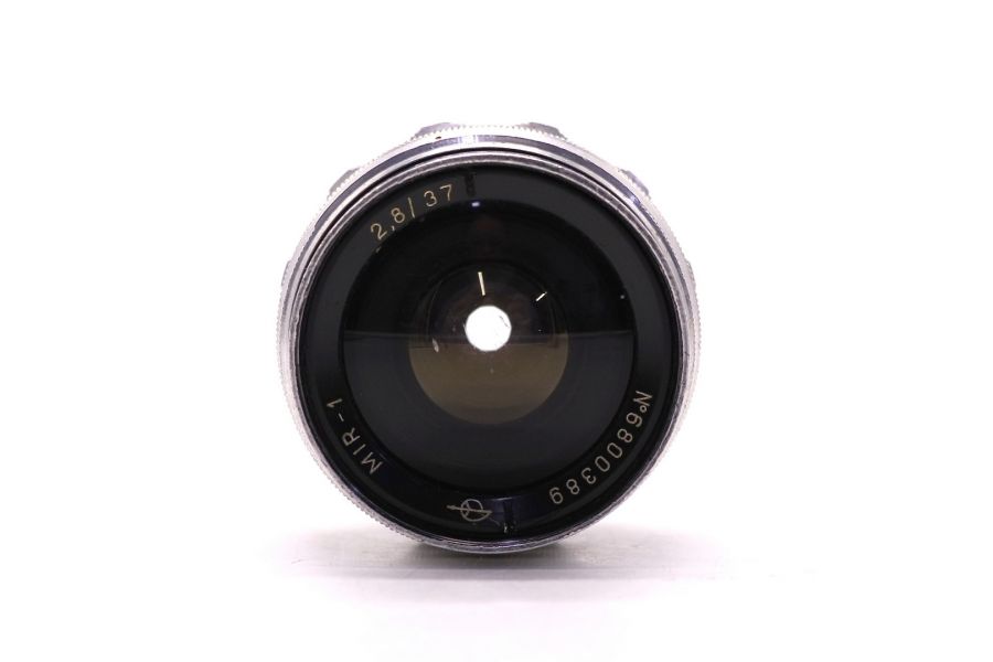 Советский объектив Мир-1 2.8/37 silver GPB М39