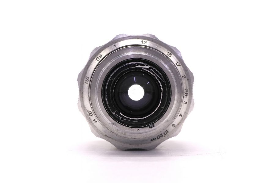 Советский объектив Мир-1 2.8/37 silver GPB М39