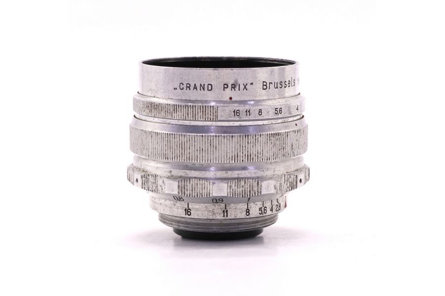 Советский объектив Мир-1 2.8/37 silver GPB М39