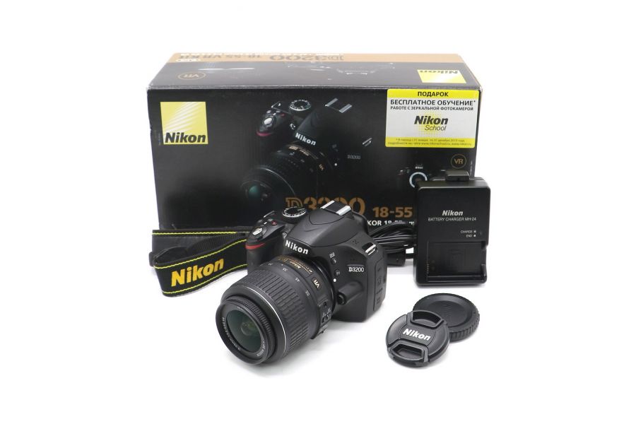 Nikon D3200 kit в упаковке (пробег 5 кадров)