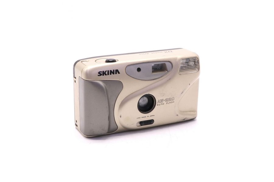 Skina AW-220 винтажный плёночный фотоаппарат золотой