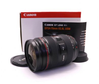 Объектив Canon EF 24-70mm f/2.8 L USM в упаковке
