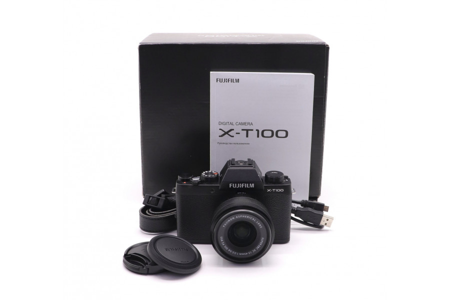 Fujifilm X-T100 kit в упаковке (пробег 5 кадров)