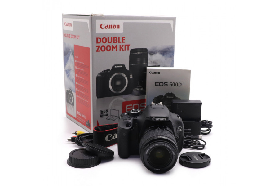 Canon EOS 600D kit в упаковке (пробег 10305 кадров)