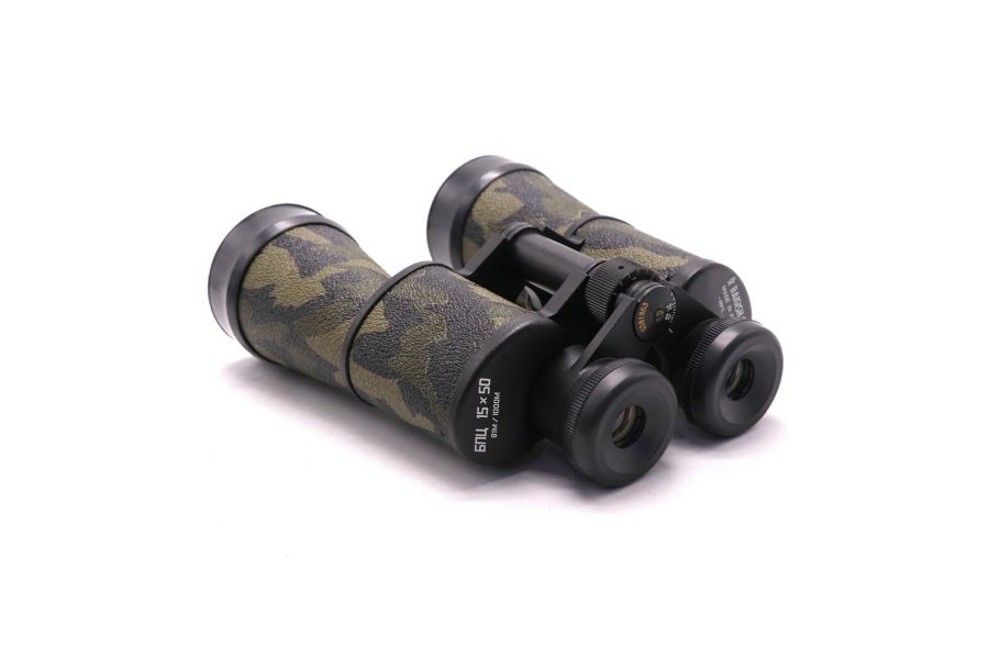 Классический призменный бинокль БПЦ 15х50 Baigish