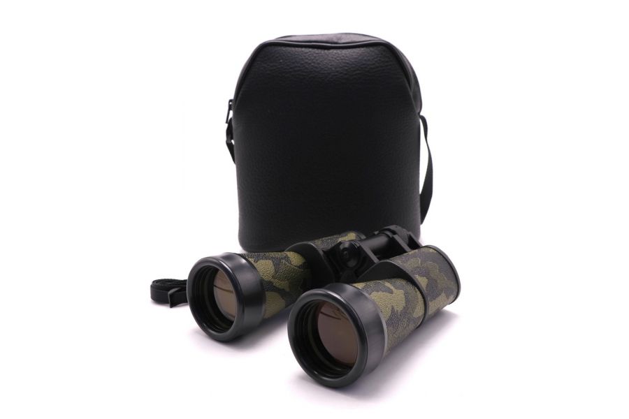 Классический призменный бинокль БПЦ 15х50 Baigish