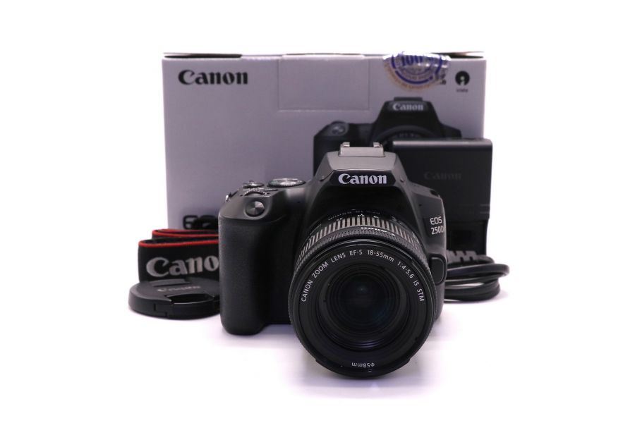 Canon EOS 250D kit в упаковке (пробег 11000 кадров)