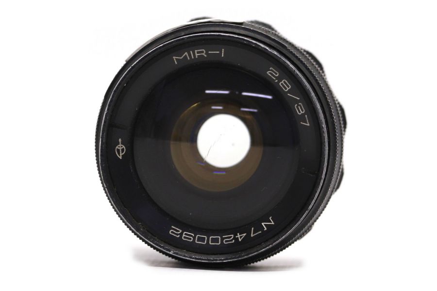 Объектив Мир-1 2.8/37 black GPB М42 (СССР, 1974)