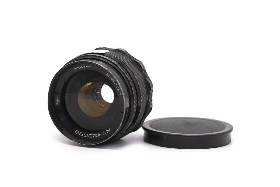 Объектив Мир-1 2.8/37 black GPB М42 (СССР, 1974)