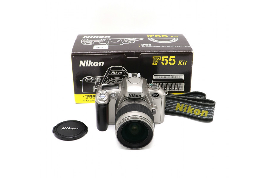 Плёночный фотоаппарат Nikon F55 kit в упаковке