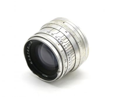 Советский объектив Юпитер-8 2/50 silver (СССР, 1960)
