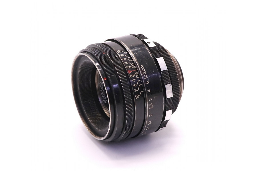 Объектив Гелиос-44 2/58 М39 зебра (СССР, 1970)