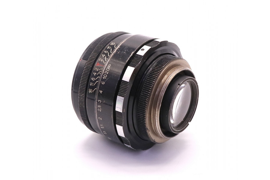 Объектив Гелиос-44 2/58 М39 зебра (СССР, 1970)