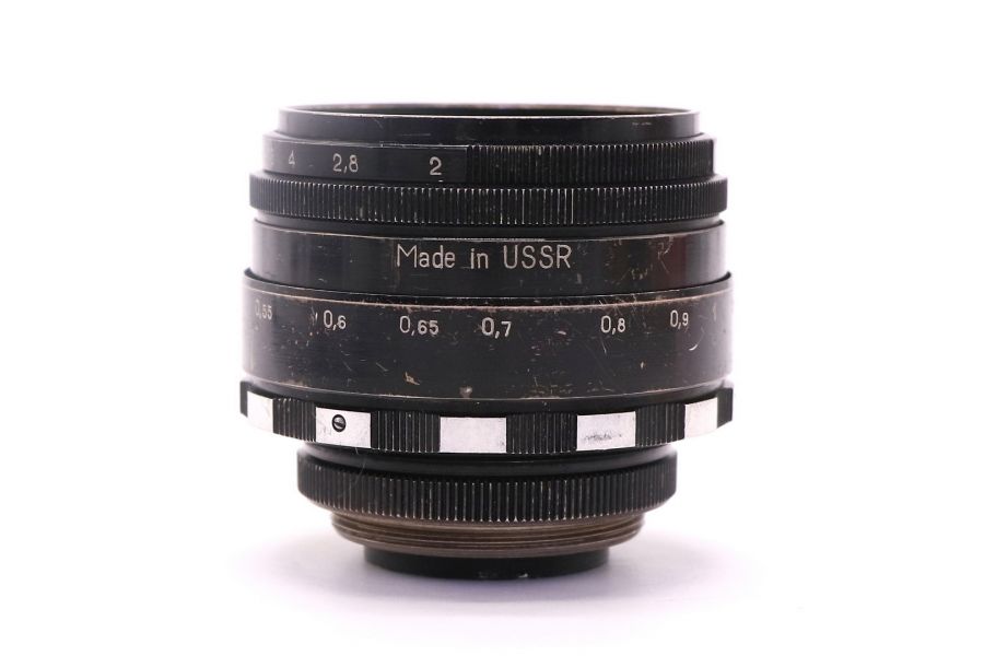 Объектив Гелиос-44 2/58 М39 зебра (СССР, 1970)