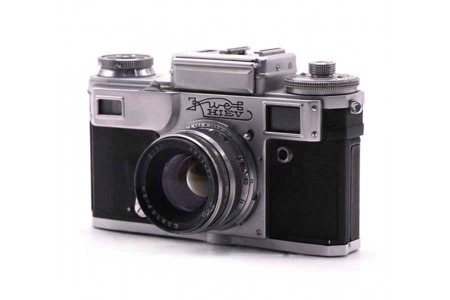 Советский фотоаппарат Киев 4 + Юпитер-8М (1969)