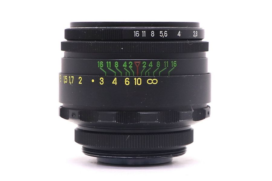 Советский мануальный объектив Гелиос-44-2 2/58 (СССР, 1987)