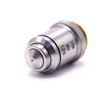 Объектив микроскопа ЛОМО МИ 90х1.25 (СССР)