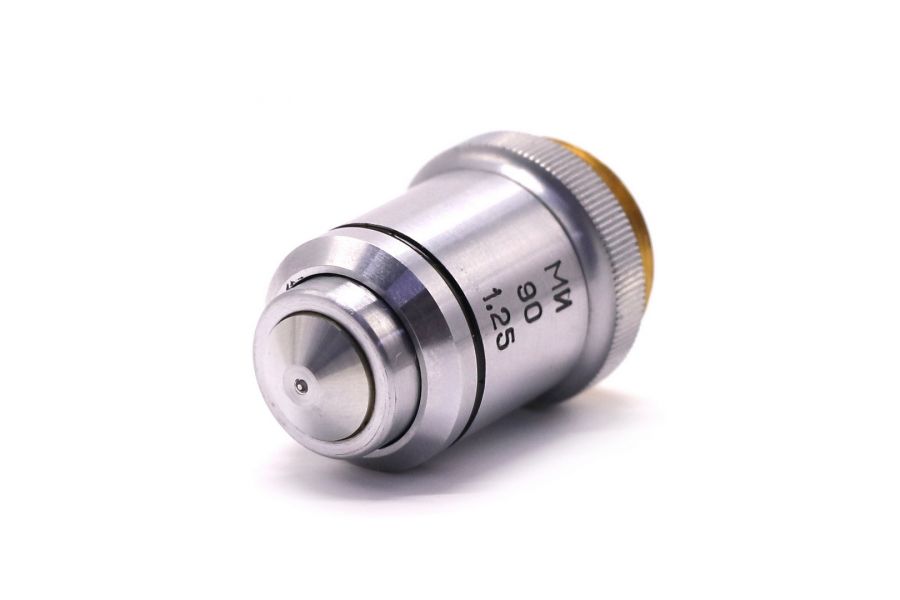 Объектив микроскопа ЛОМО МИ 90х1.25 (СССР)
