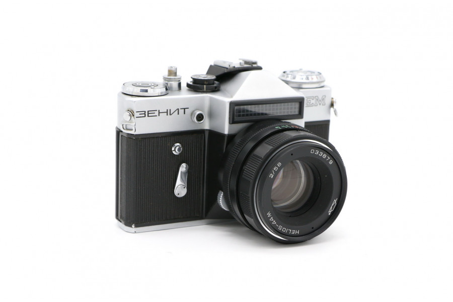 Редкая камера Зенит ЕМ + Гелиос-44М kit с ушами