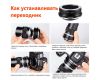 Переходник Olympus OM - Canon EOS R K&F Concept