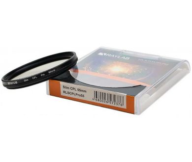 Светофильтр Raylab CPL Slim 55mm