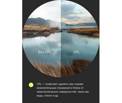 Светофильтр Raylab CPL Slim 55mm
