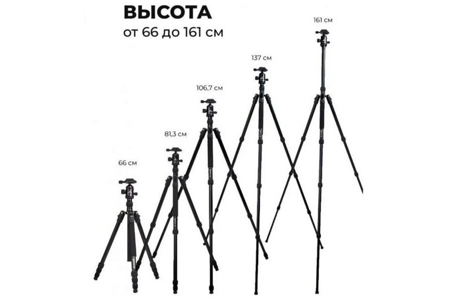 Штатив Raylab Pro 75 алюминиевый сплав (с головой)