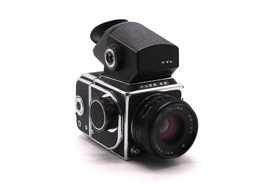 Винтажный, зеркальный Киев 88 + Волна-3В МС 2.8/80