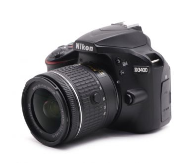 Фотоаппарат Nikon D3400 kit (пробег 4070 кадров)