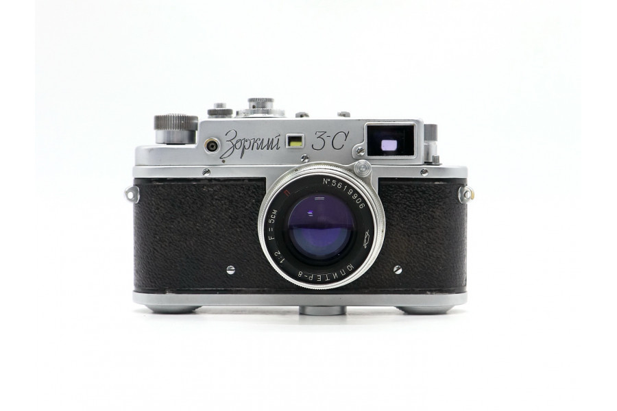 Фотоаппарат Зоркий 3С + Юпитер-8 П (КМЗ, 1956)