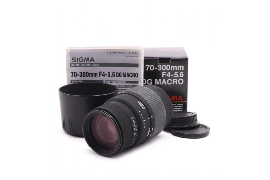 Sigma AF 70-300mm f/4-5.6 DG Macro for Canon EF в упаковке