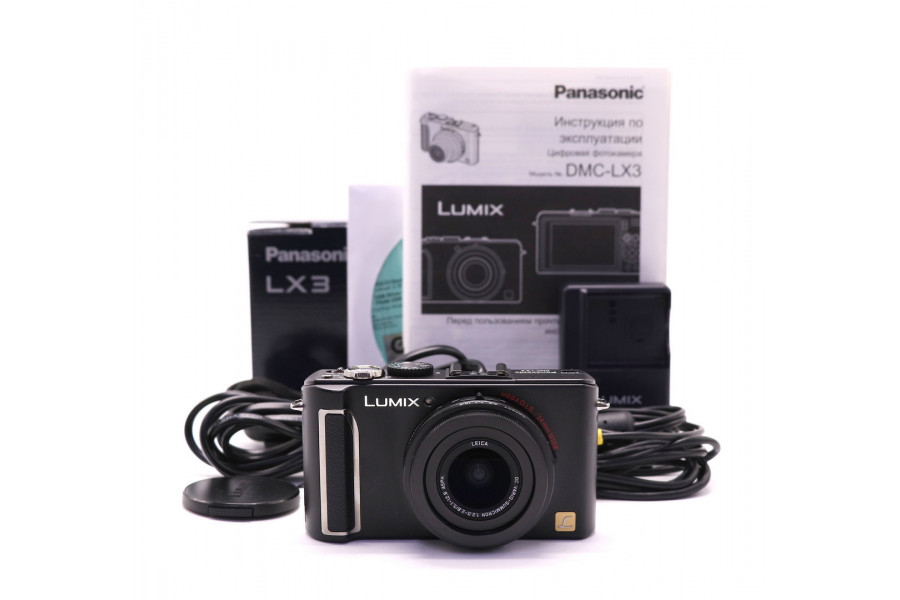 Фотоаппарат Panasonic Lumix DMC-LX3 в упаковке