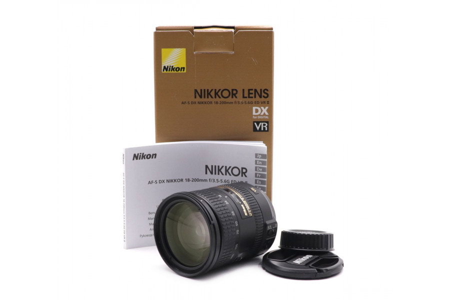 Nikon 18-200mm f/3.5-5.6G II ED AF-S VR DX Nikkor в упаковке